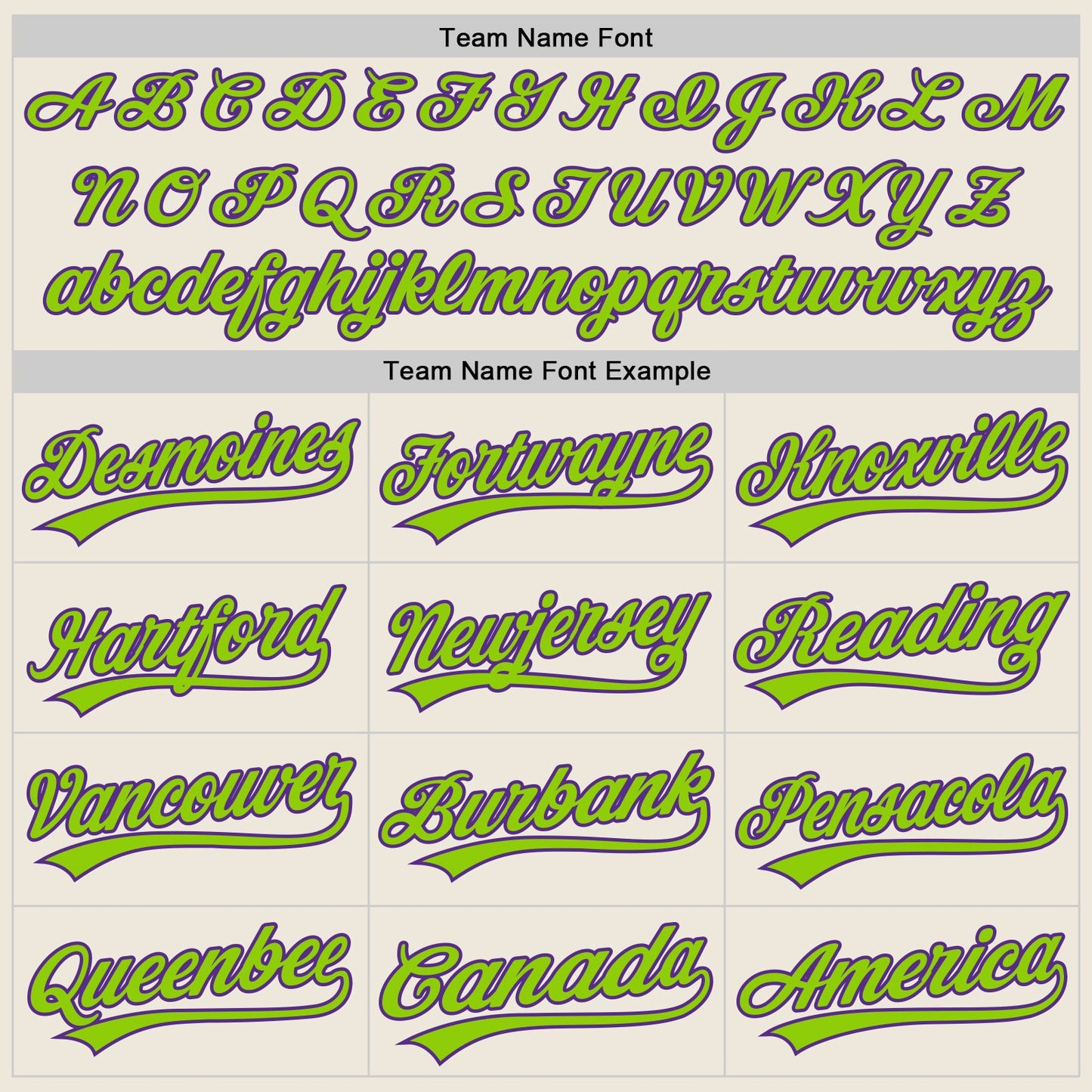 Custom Cream Neon Green-Purple Authentic Baseball Jersey view 4
