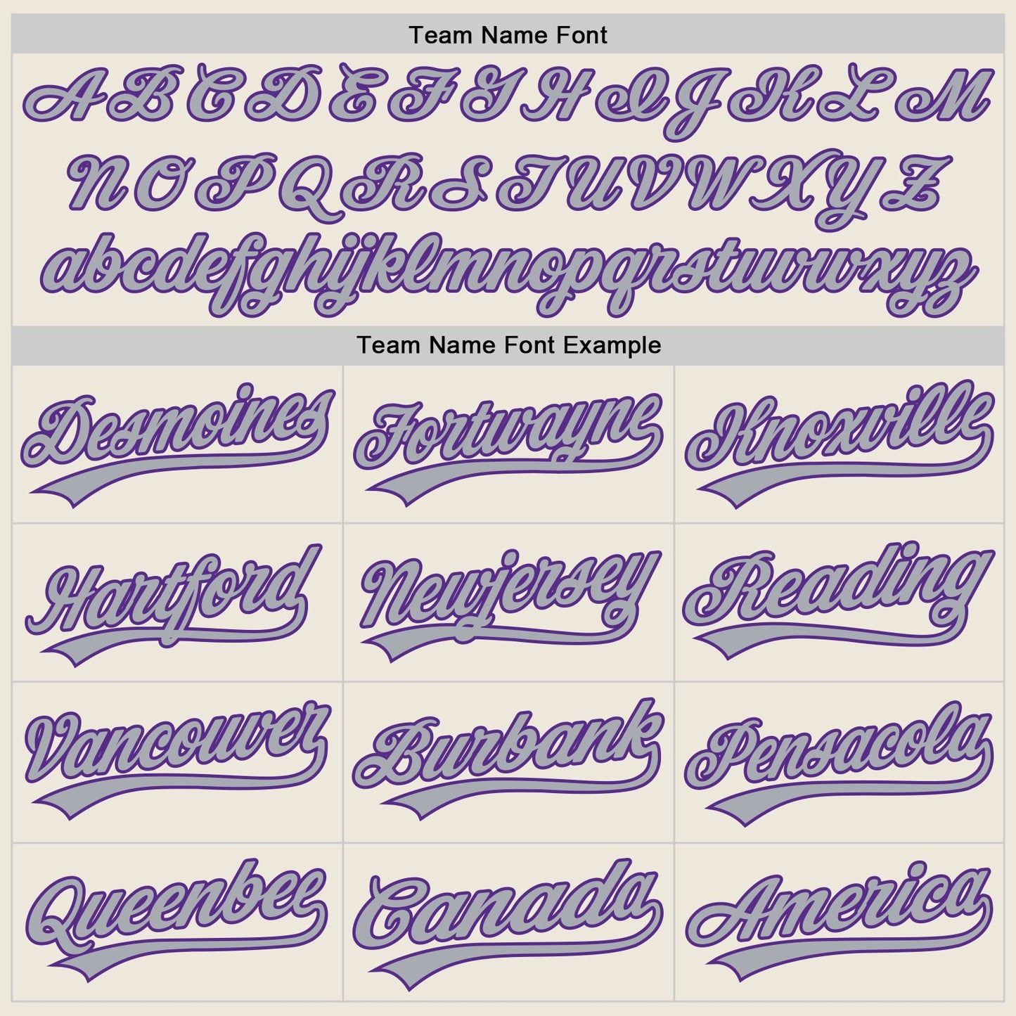 Custom Cream Gray-Purple Authentic Baseball Jersey view 4
