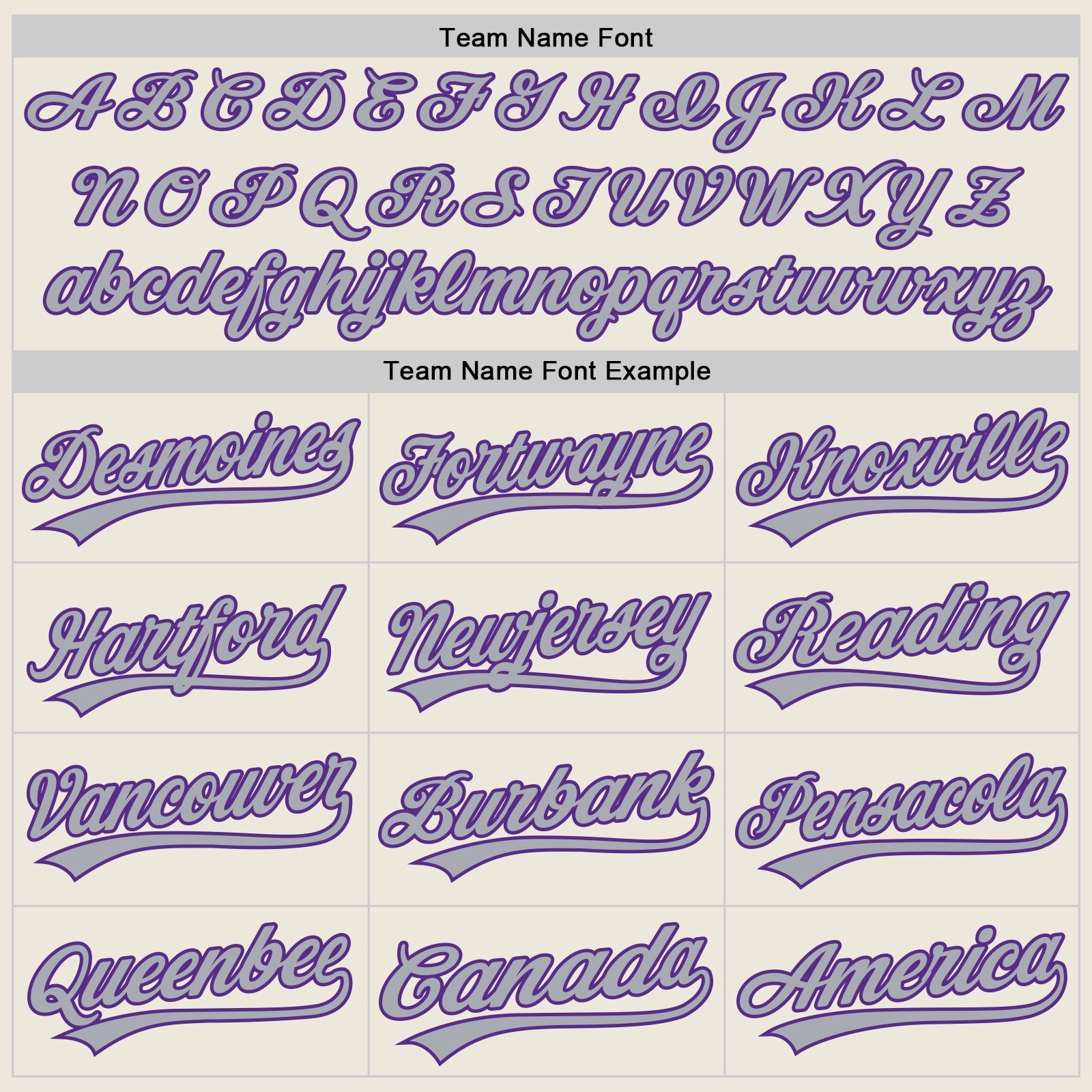 Custom Cream Gray-Purple Authentic Baseball Jersey view 4
