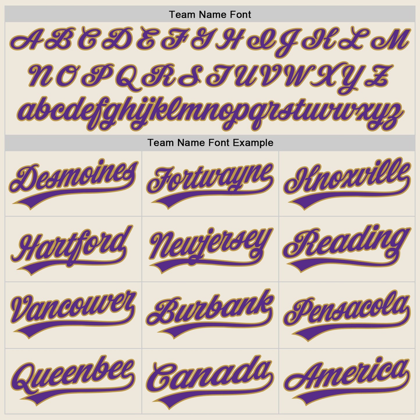 Custom Cream Purple-Old Gold Authentic Baseball Jersey view 4