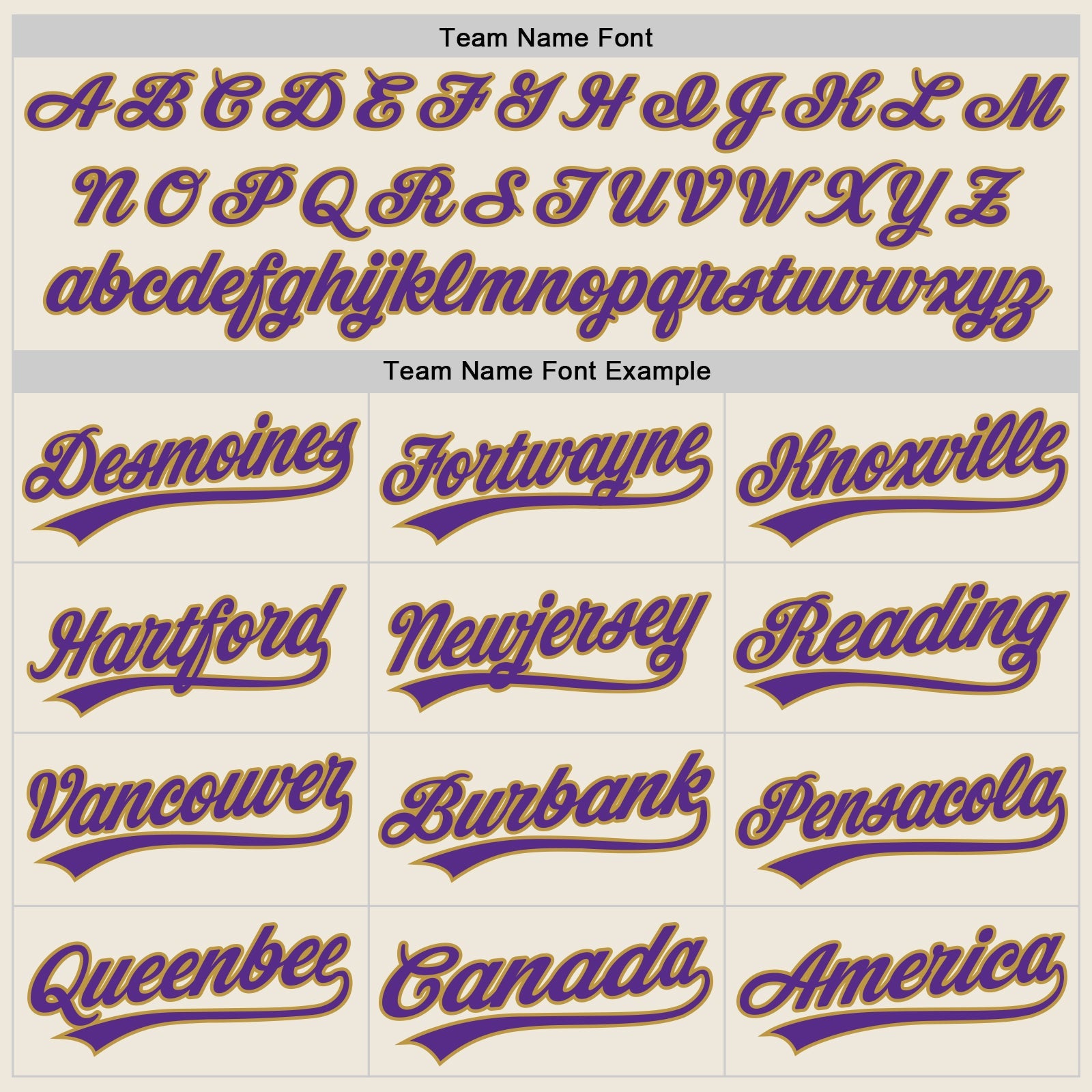 Custom Cream Purple-Old Gold Authentic Baseball Jersey view 4