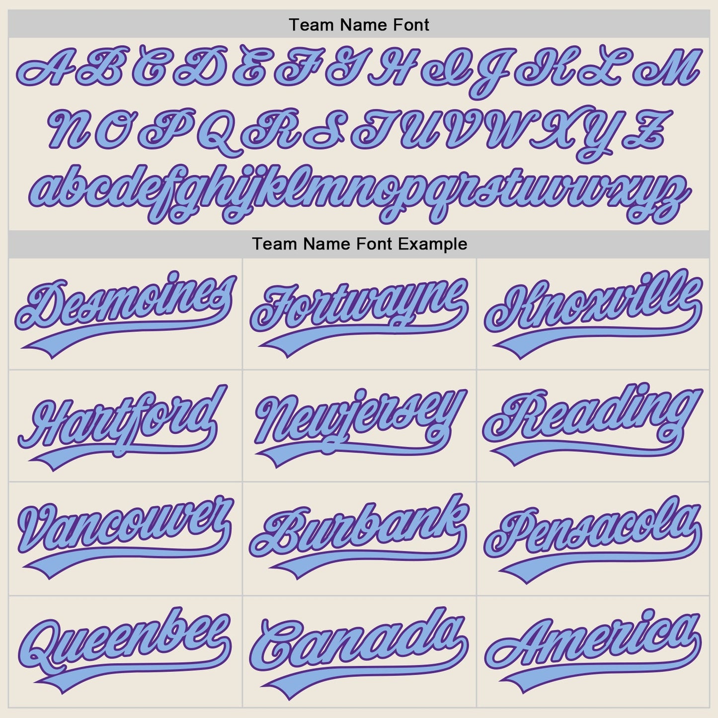 Custom Cream Light Blue-Purple Authentic Baseball Jersey view 4