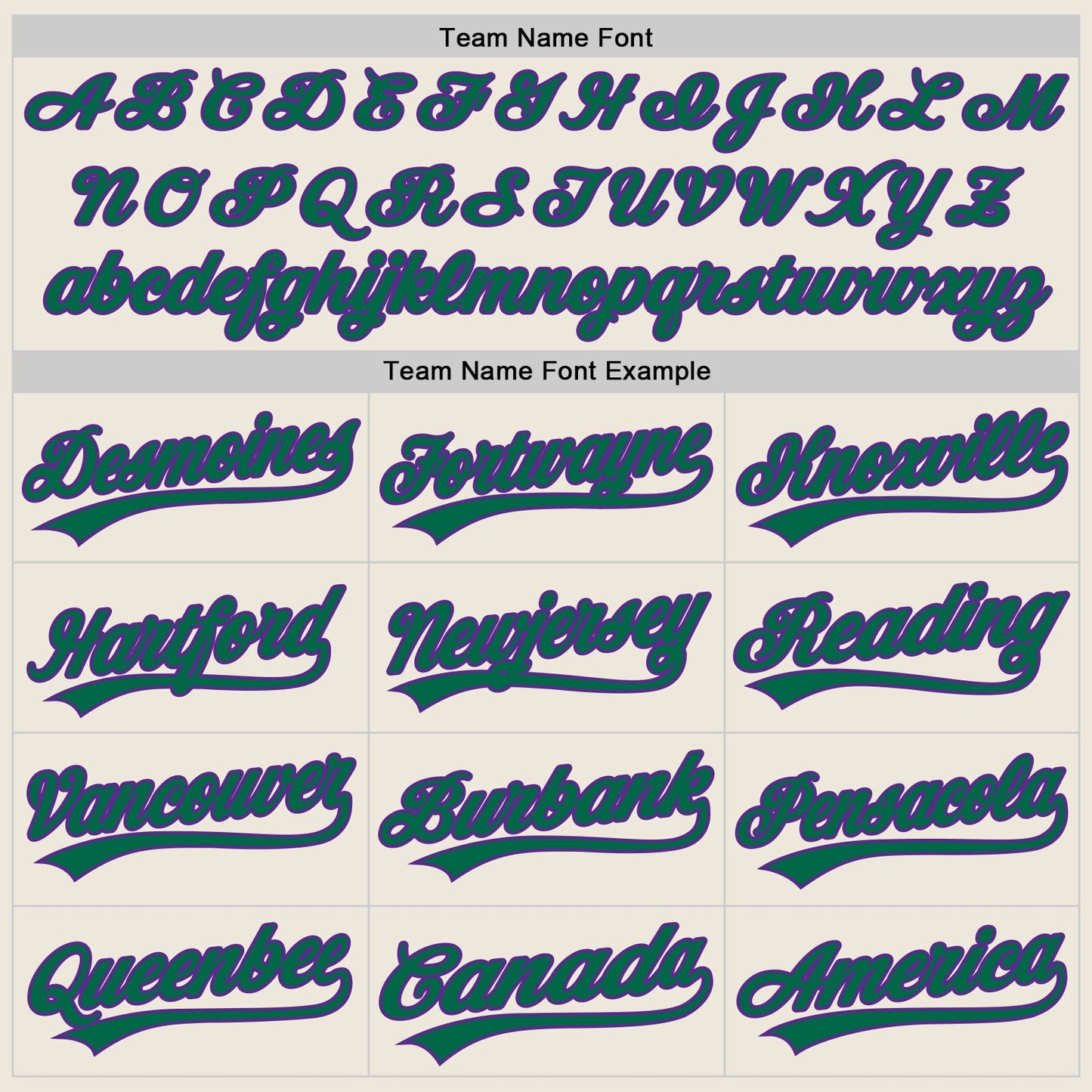 Custom Cream Kelly Green-Purple Authentic Baseball Jersey view 4