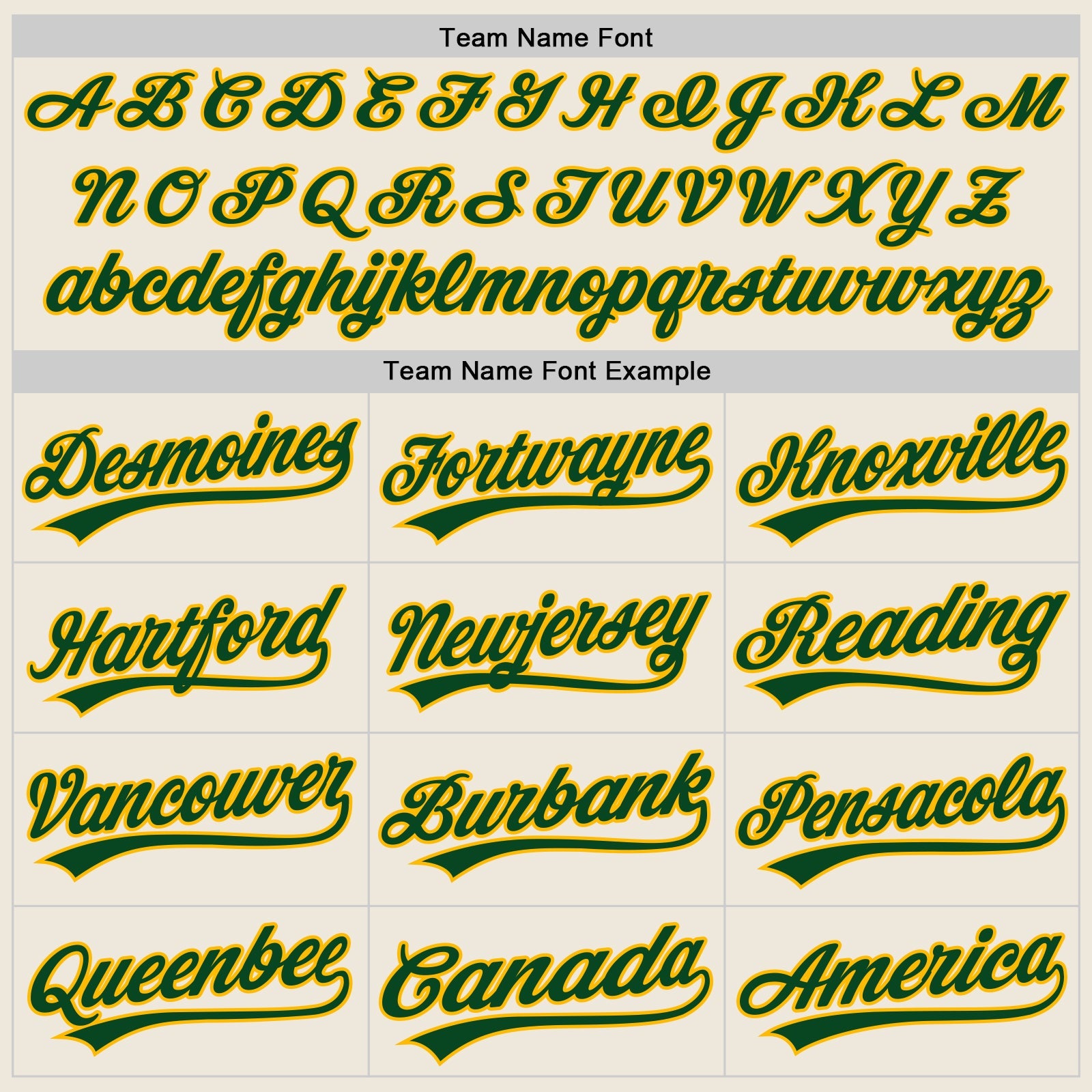 Custom Cream Green-Gold Authentic Baseball Jersey view 4