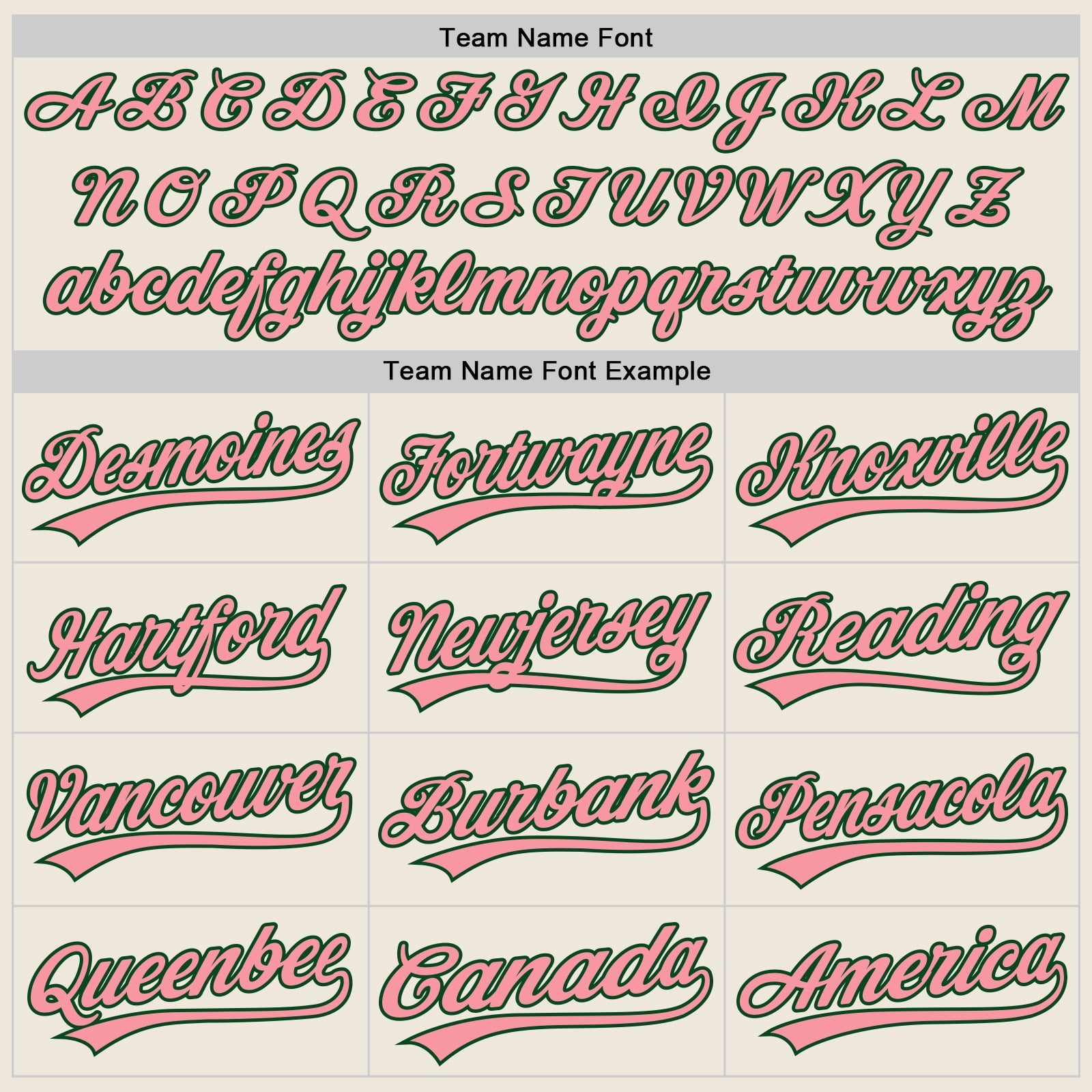 Custom Cream Medium Pink-Green Authentic Baseball Jersey view 4