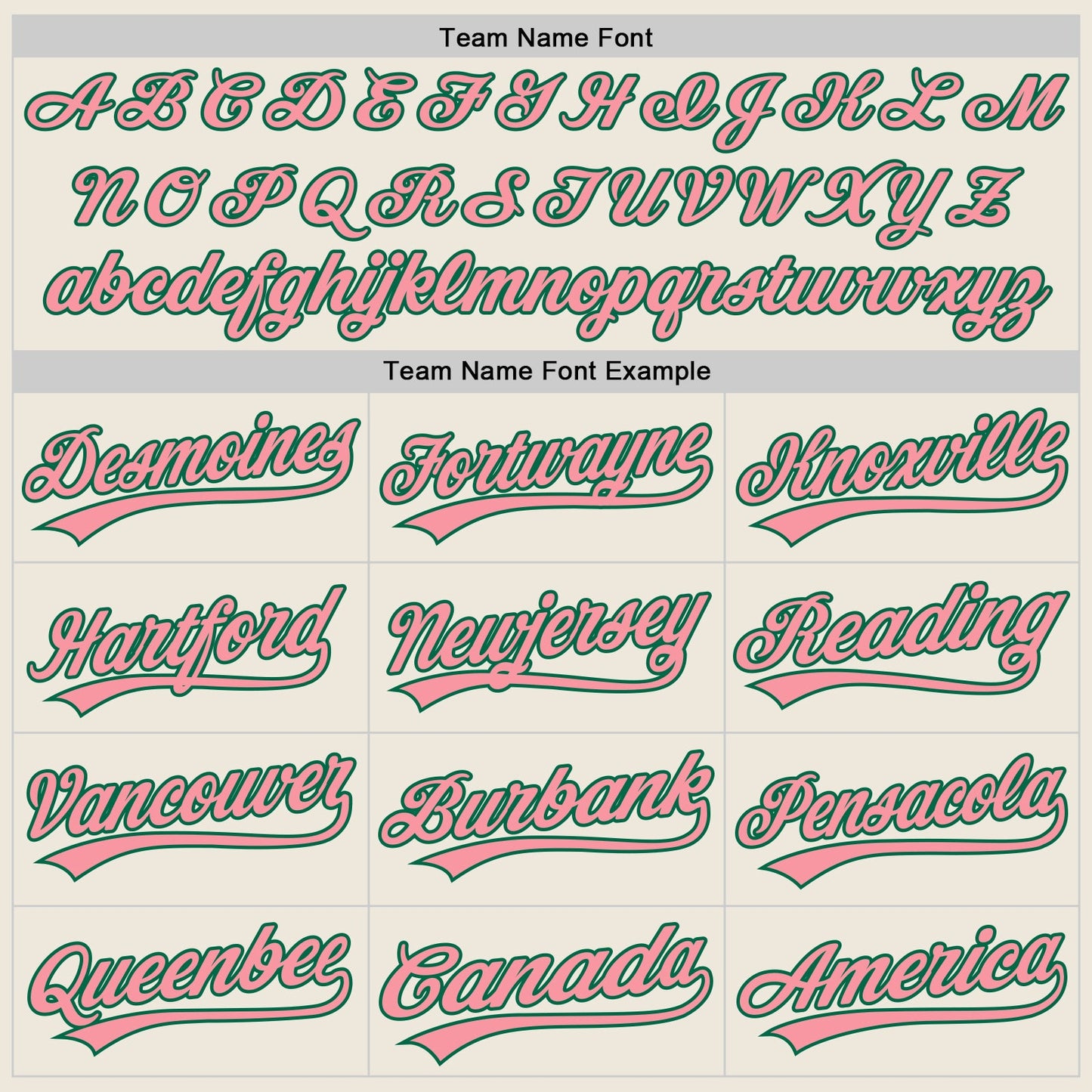 Custom Cream Medium Pink-Kelly Green Authentic Baseball Jersey view 4