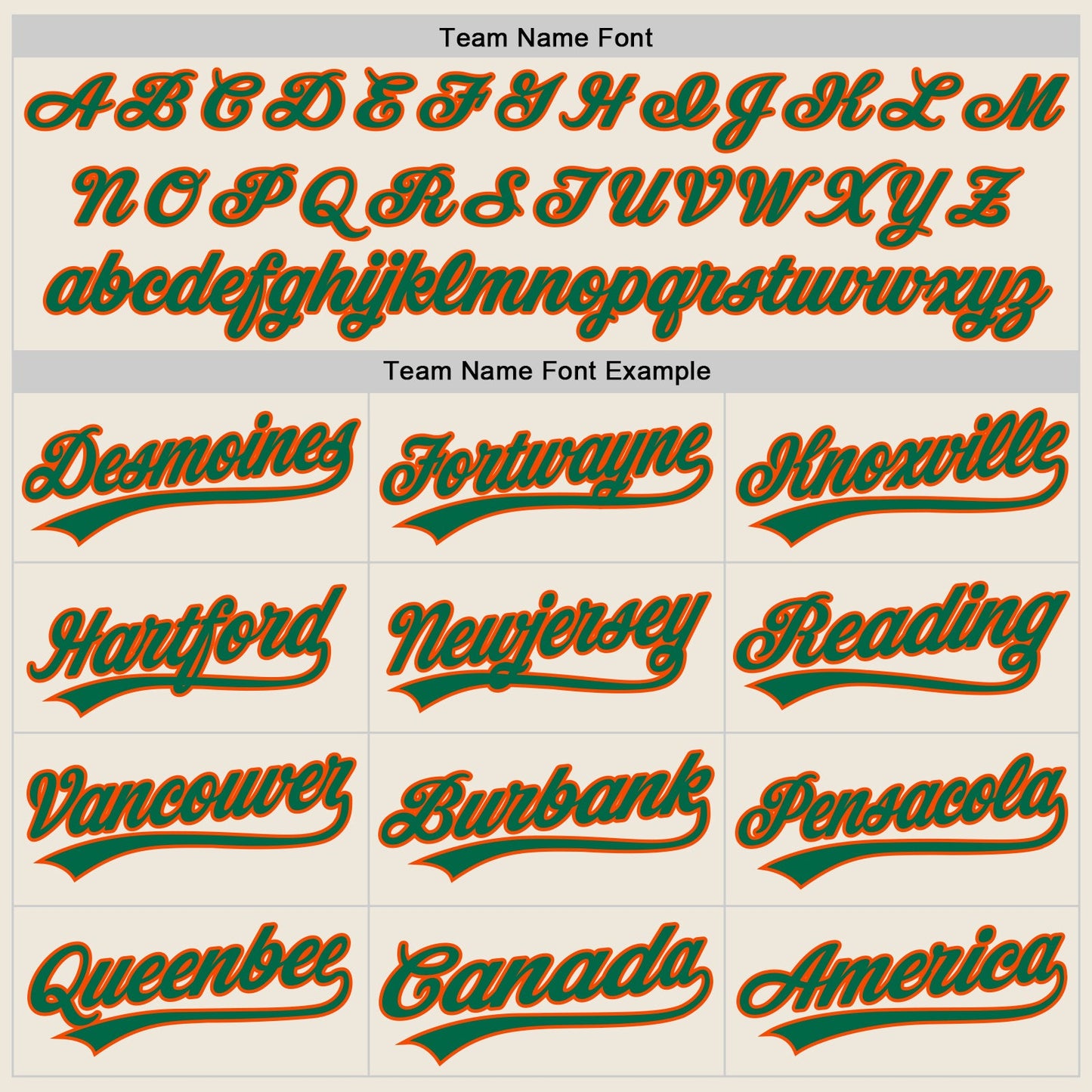 Custom Cream Kelly Green-Orange Authentic Baseball Jersey view 4