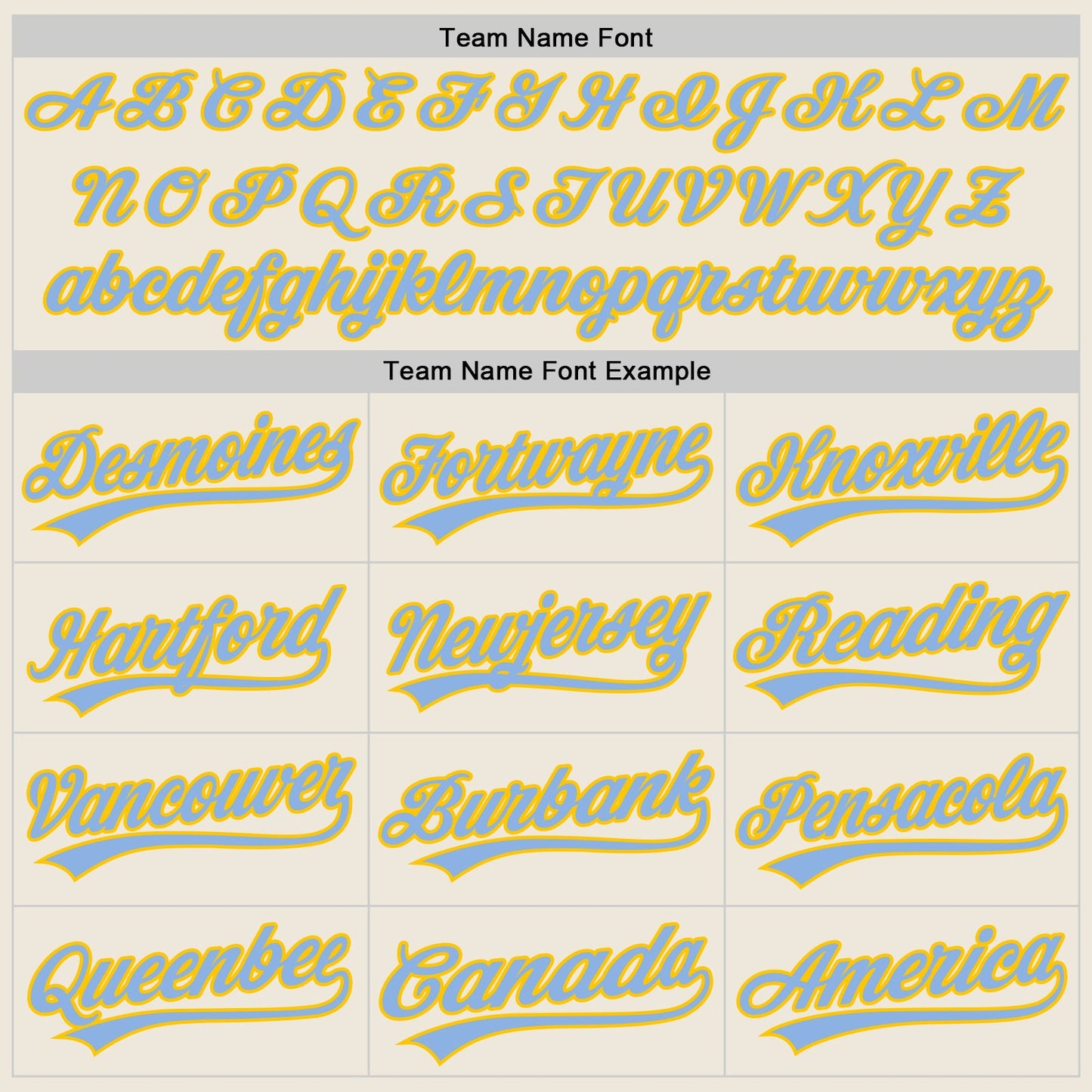 Custom Cream Light Blue-Yellow Authentic Baseball Jersey view 4