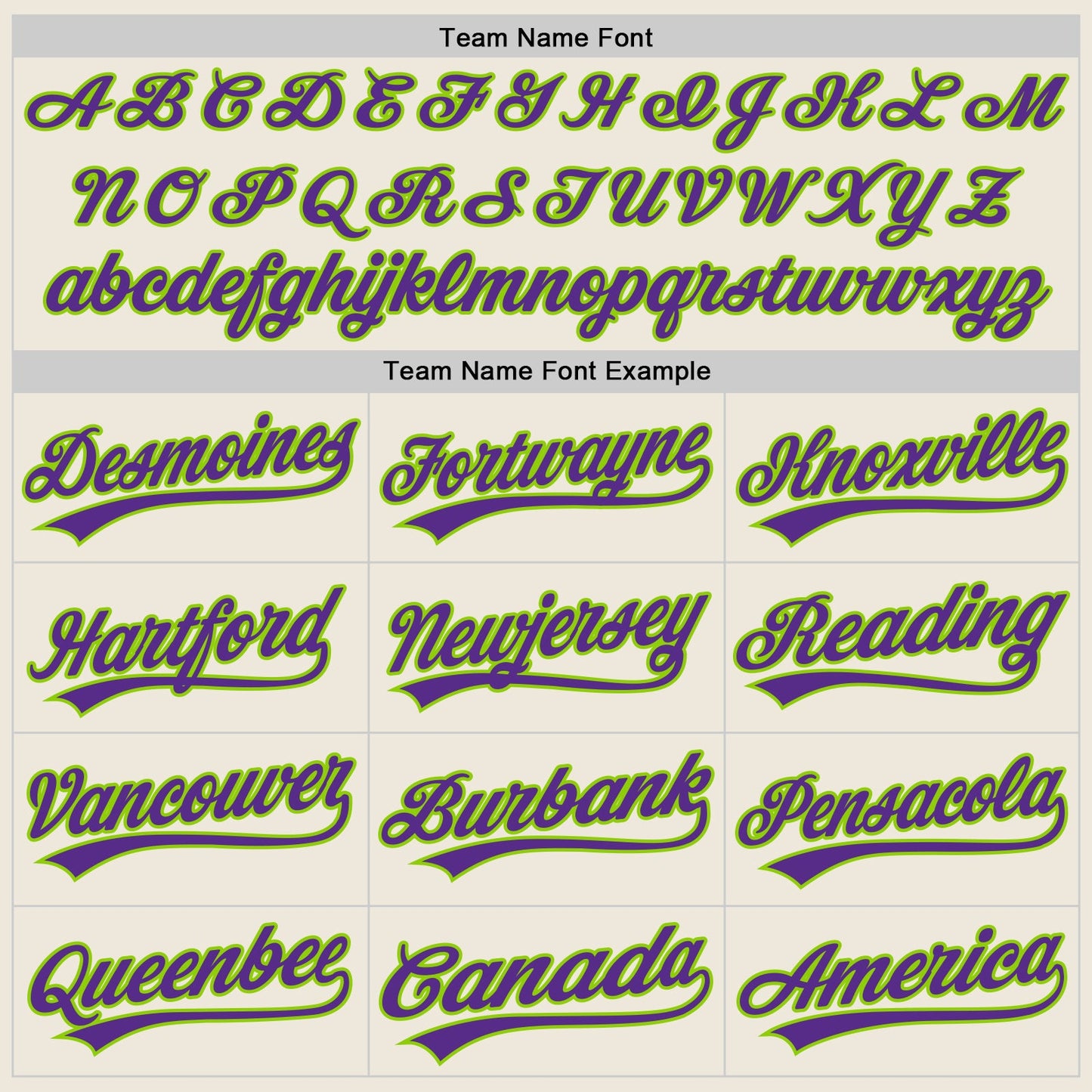 Custom Cream Purple-Neon Green Authentic Baseball Jersey view 4