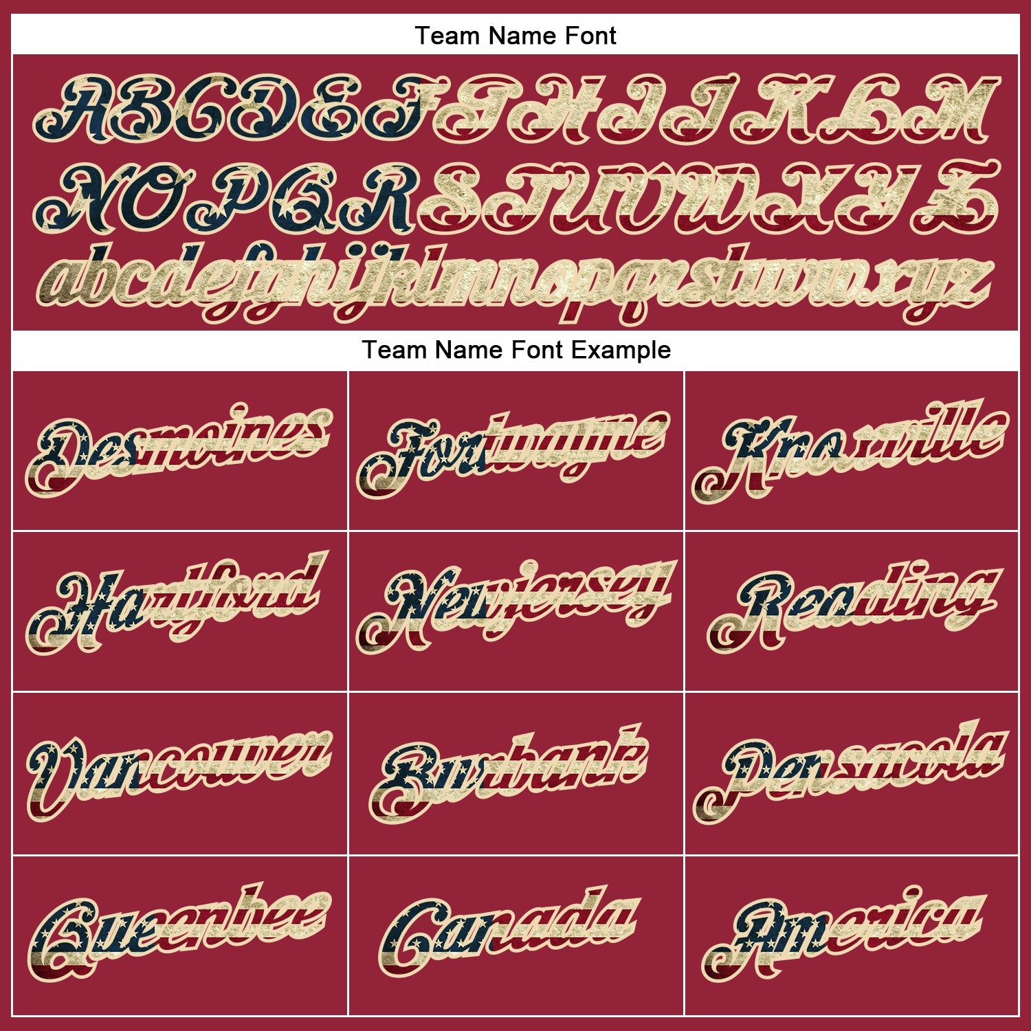 Custom Crimson Vintage USA Flag-City Cream Performance T-Shirt view 3