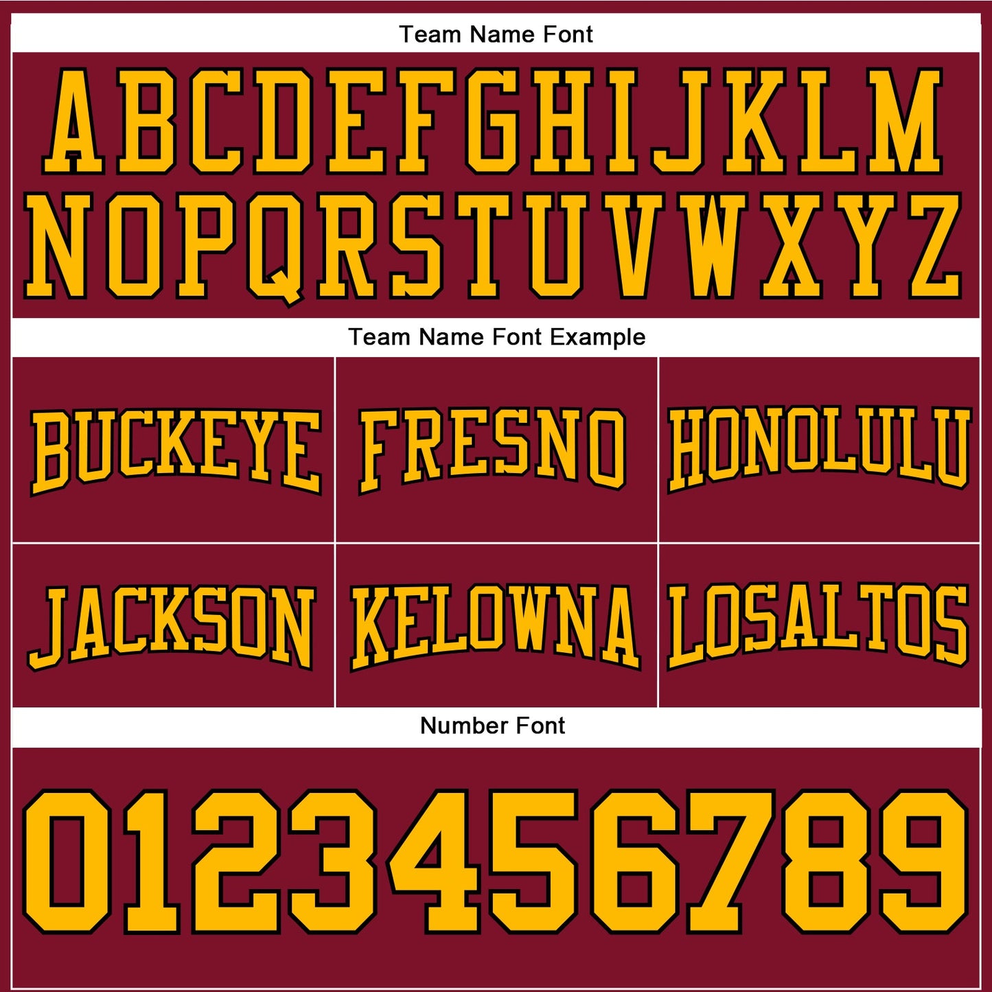 Custom Stitched Crimson Gold-Black Football Pullover Sweatshirt Hoodie view 3
