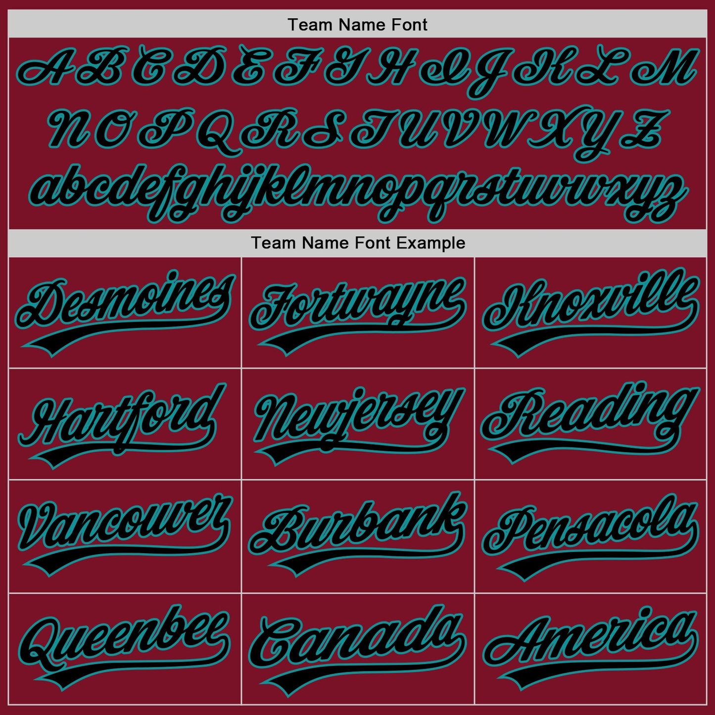 Custom Crimson Black-Teal Authentic Baseball Jersey view 4