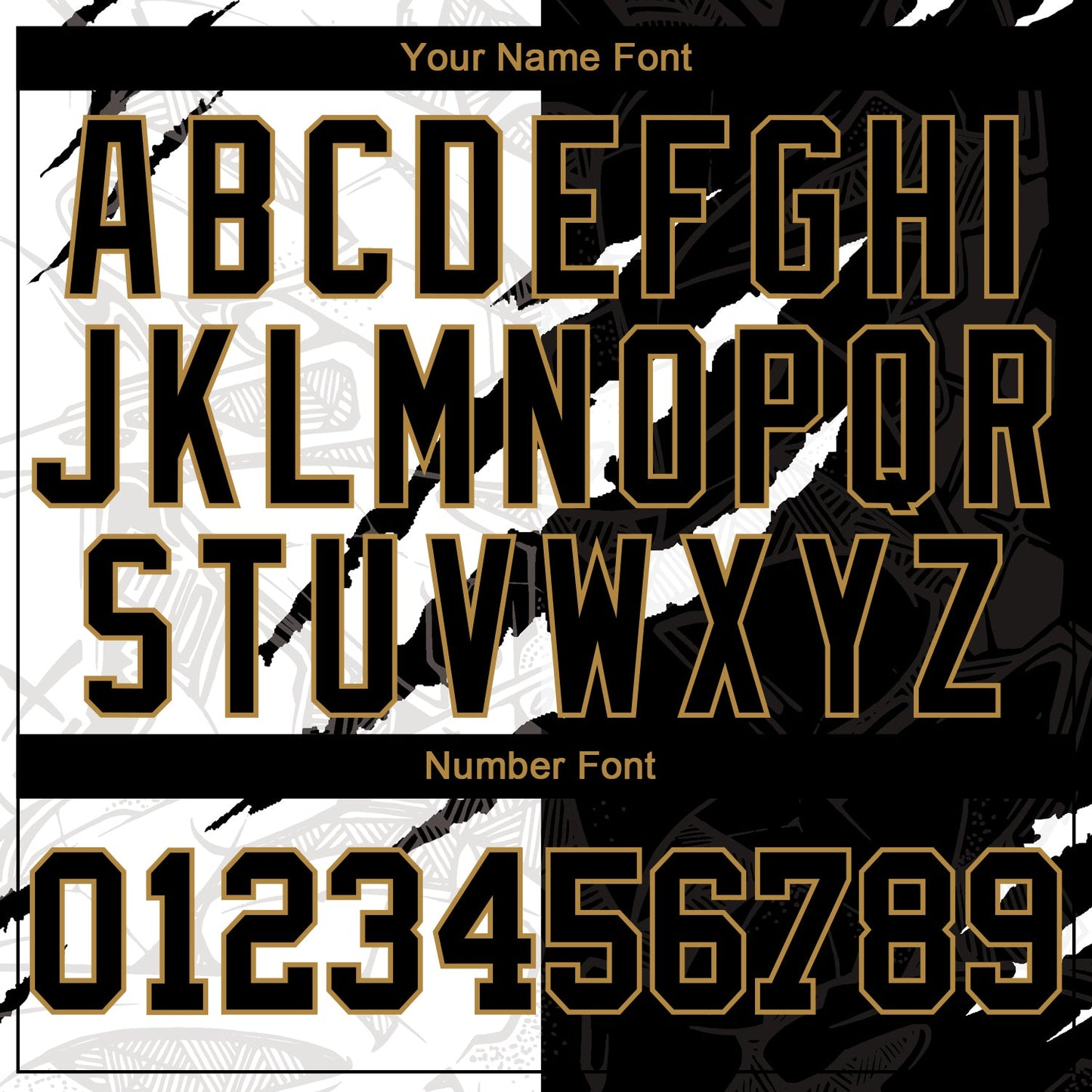Custom Women's Graffiti Pattern Black-Old Gold Scratch 3D V-Neck Cropped Baseball Jersey view 5
