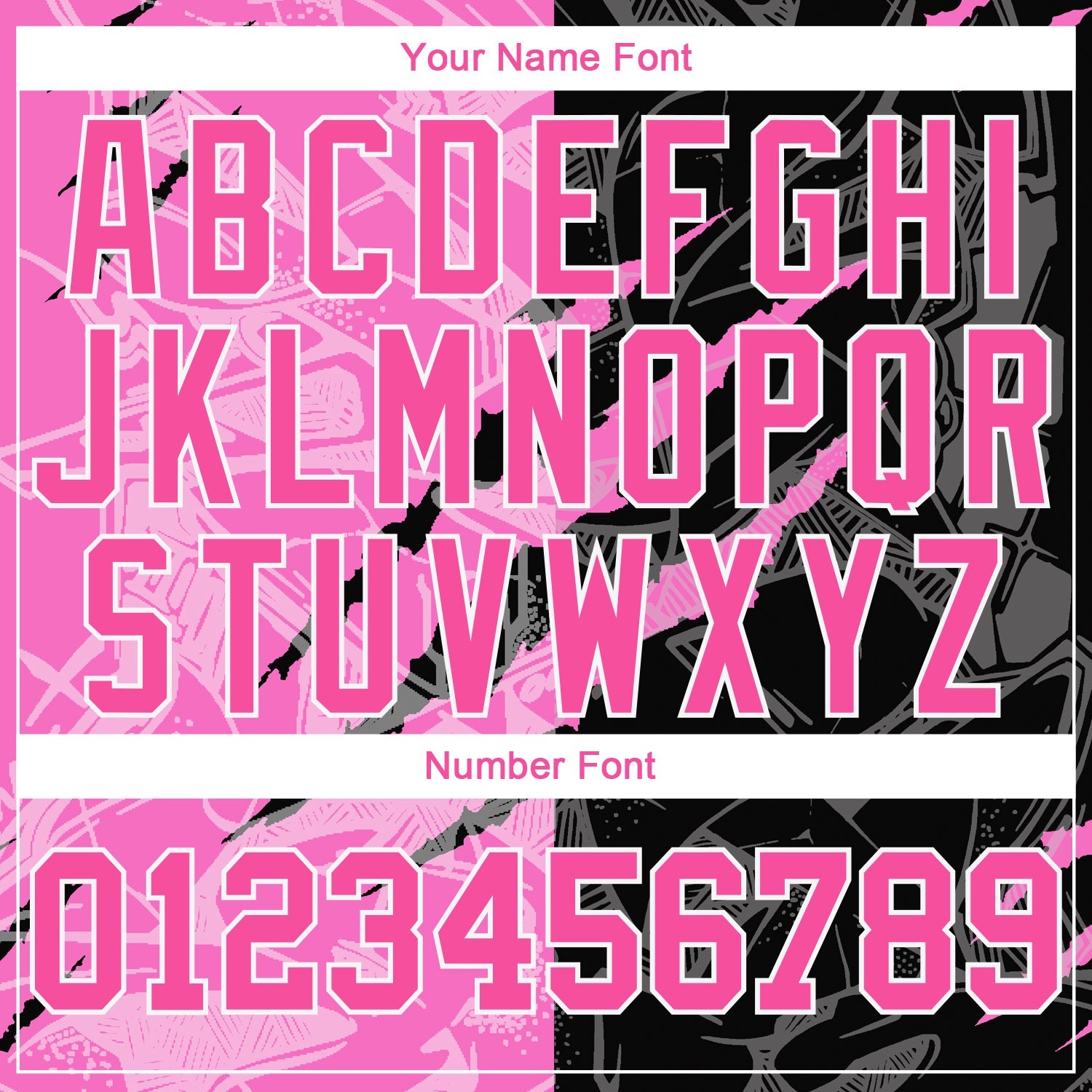 Custom Women's Graffiti Pattern Pink-White Scratch 3D V-Neck Cropped Baseball Jersey view 5