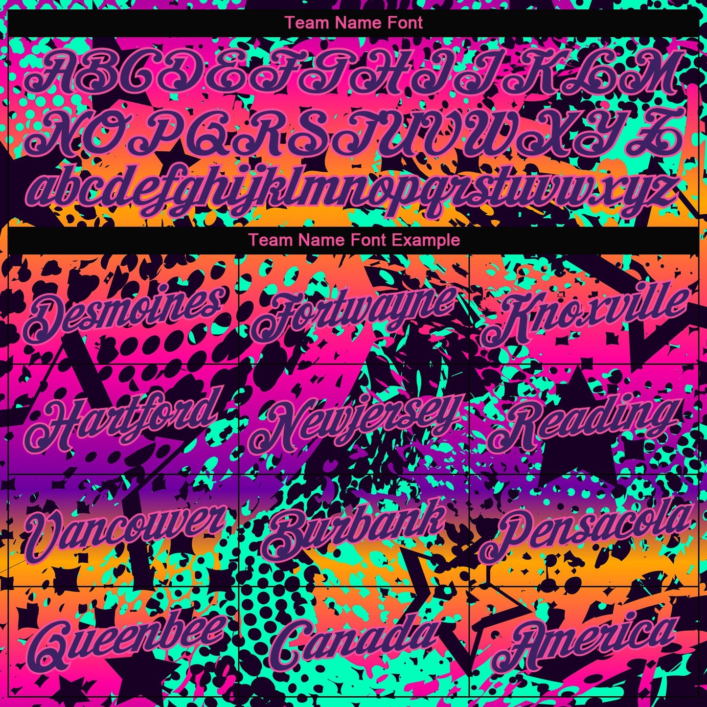 Custom Women's Graffiti Pattern Purple-Pink Bright Neon Colors 3D V-Neck Cropped Baseball Jersey view 4
