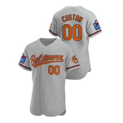 Baseball Jerseys Custom Baltimore Orioles 2022 Little League Classic Gray Stitched Jersey - Main View
