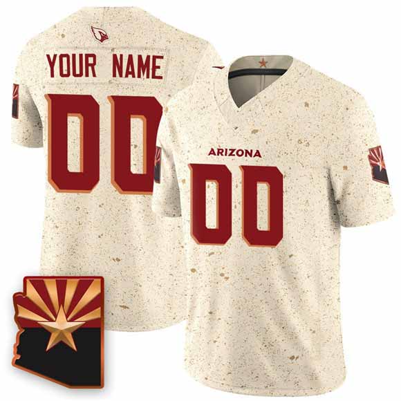Custom A.Cardinals Active Player 2025 F.U.S.E. “Rivalries” Vapor Untouchable Limited Football Stitched Jersey - Main View