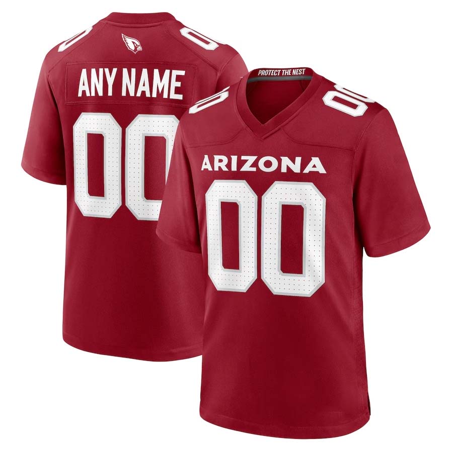 Custom A.Cardinals Cardinal Game Stitched American Football Jerseys - Main View