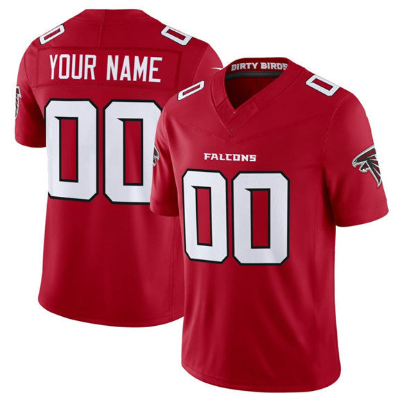 Custom A.Falcons Active Player Red 2026 New F.U.S.E. Vapor Untouchable Limited Football Stitched Jersey - Main View