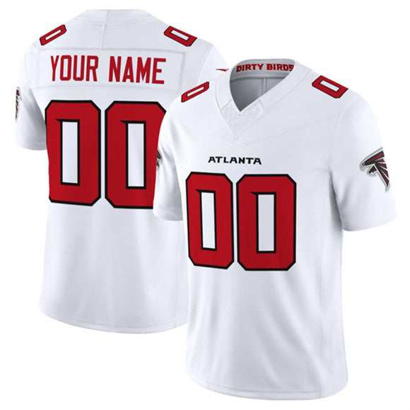 Custom A.Falcons Active Player White 2026 New F.U.S.E. Vapor Untouchable Limited Football Stitched Jersey - Main View