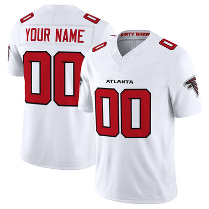 Custom A.Falcons Active Player White 2026 New F.U.S.E. Vapor Untouchable Limited Football Stitched Jersey - Main View