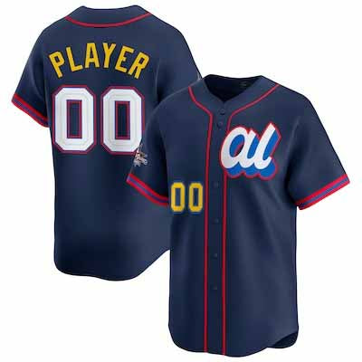 Custom American League 2025 All-Star Edition Pick-A-Player Limited Jersey - Navy Baseball Jerseys - Main View