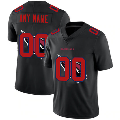 Custom A.Cardinal Jersey Limited Black Vapor Untouchable Team Big Logo - Main View