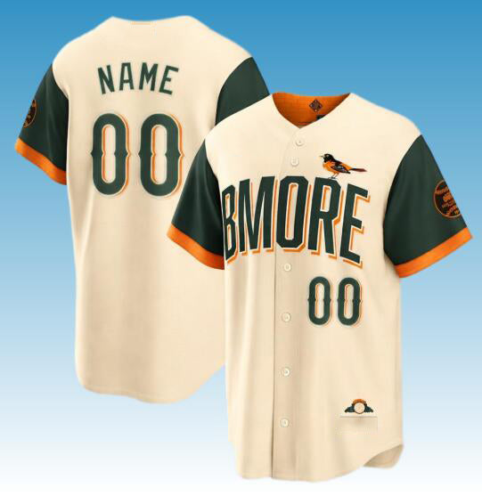 Custom Baltimore Orioles 2026 City Connect Stadium Baseball Stitched Jersey - Main View