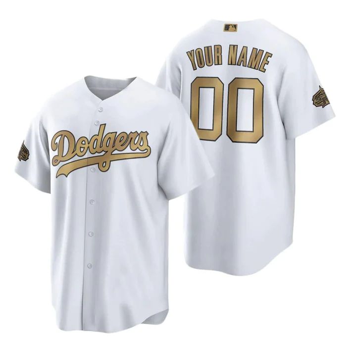 Baseball Jerseys Custom Los Angeles Dodgers White 2022 All Star Game Stitched Jerseys - Main View