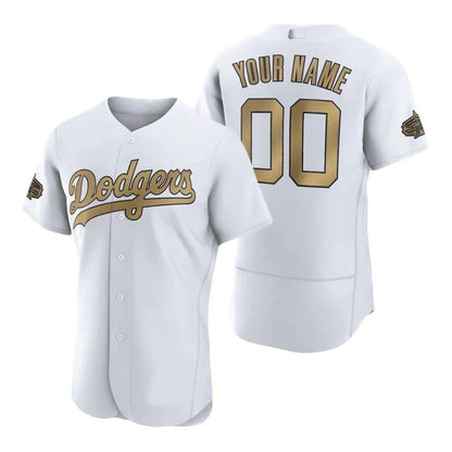 Baseball Jerseys Custom Los Angeles Dodgers White 2022 All Star Game Stitched Jerseys Elite - Main View
