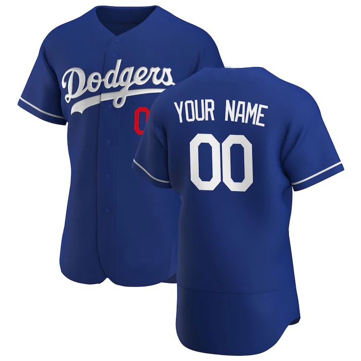 Baseball Jerseys Custom Los Angeles Dodgers Blue Stitched Jerseys - Main View