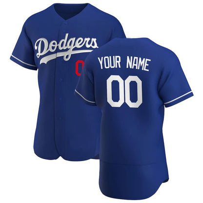 Baseball Jerseys Custom Los Angeles Dodgers Blue Stitched Jerseys - Main View