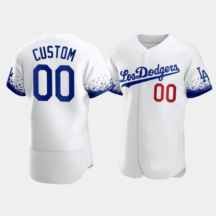Baseball Jerseys Custom Los Angeles Dodgers Fashion White Stitched Jerseys - Main View