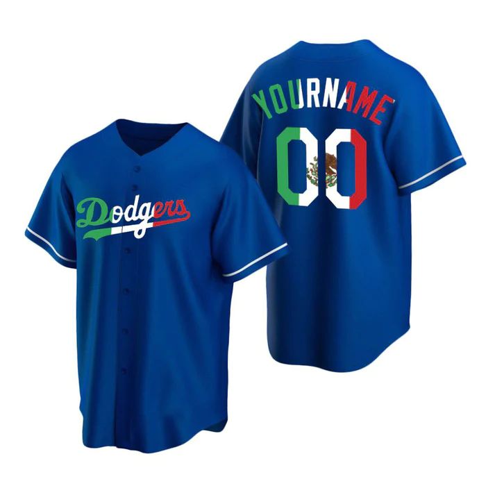 Baseball Jerseys Custom Los Angeles Dodgers Royal Fashion Stitched Jerseys Men Youth Women Letter And Numbers Birthday Gift - Main View