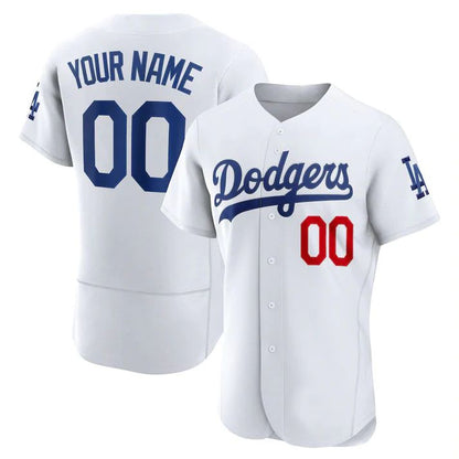 Baseball Jerseys Custom Los Angeles Dodgers White Stitched Jerseys - Main View