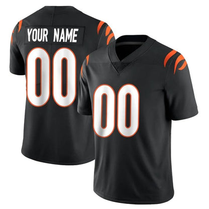 Custom C.Bengals Black Football Limited Jerseys 2022 Super Bowl LVI Stitched American Football Jerseys - Main View