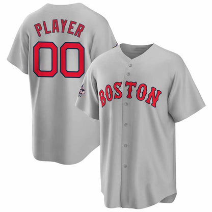 Custom Boston Red Sox 2025 All-Star Game Away Pick-A-Player Replica Jersey - Gray Baseball Jerseys - Main View