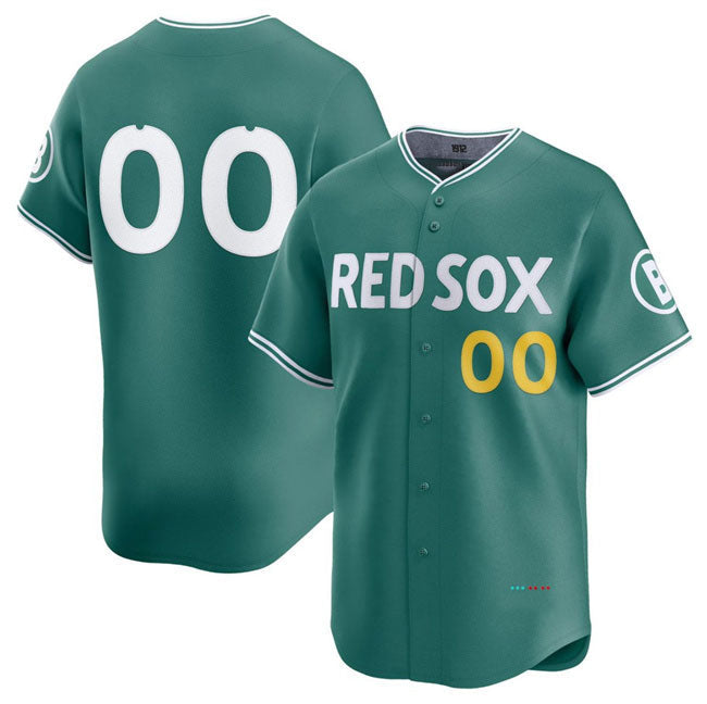Custom Boston Red Sox ACTIVE PLAYER Green 2025 City Connect Limited Stitched Baseball Jersey - Main View