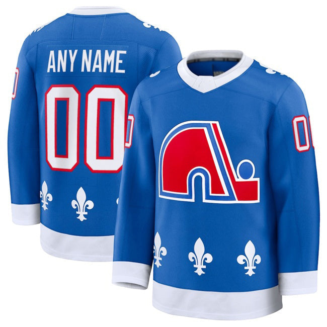Custom C.Avalanche Blue 2025 Alternate Stitched American Hockey Jerseys - Main View
