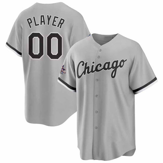 Custom Chicago White Sox 2025 All-Star Game Away Pick-A-Player Replica Jersey - Gray Baseball Jerseys - Main View