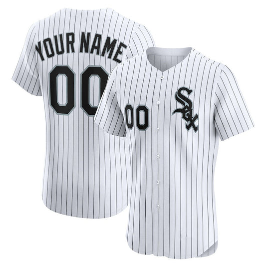Custom Chicago White Sox Home Elite Jersey – White Stitched Baseball Jersey - Main View