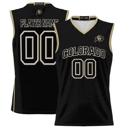 Custom C.Buffaloes GameDay Greats Unisex Lightweight NIL Pick-A-Player Basketball Jersey - Black American College Jerseys - Main View