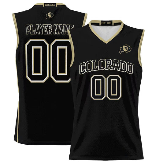 Custom C.Buffaloes GameDay Greats Unisex Lightweight NIL Pick-A-Player Basketball Jersey - Black American College Jerseys - Main View