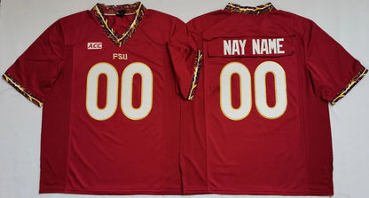 Custom Football Florida State Seminoles Red Jersey Mens Youth Women Short Sleeve College Jerseys Stitched American Football Jerseys - Main View