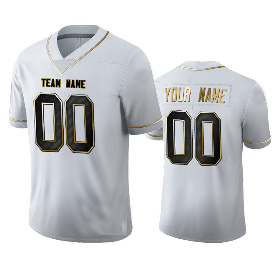 Custom SF.49ers Black Stitched American Football Jerseys view 8