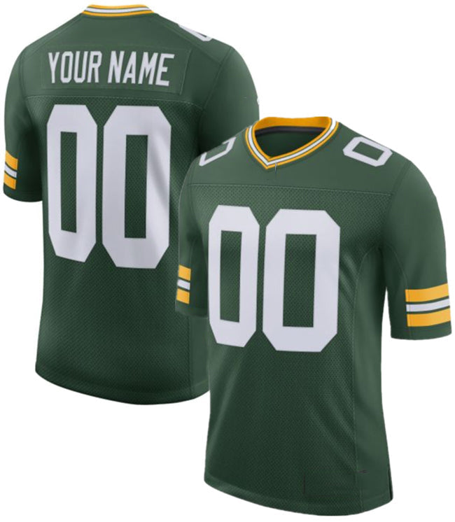 Custom GB.Packers Active Player Green 2025 Vapor Untouchable Limited Football Stitched Jersey - Main View
