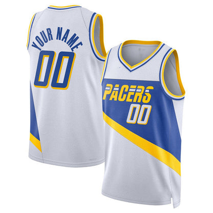 Custom IN.Pacers Active Player White 2025-26 City Edition Stitched Basketball Jersey - Main View