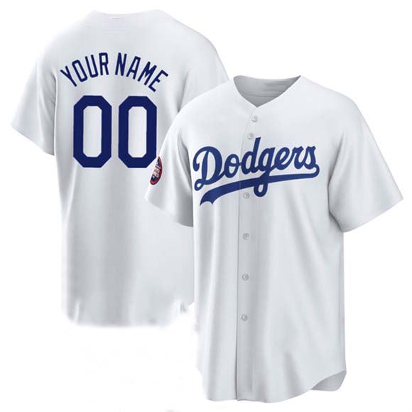 Custom Los Angeles Dodgers ACTIVE PLAYER White 2025 World Tour Tokyo Series Home Stitched Baseball Jersey - Main View
