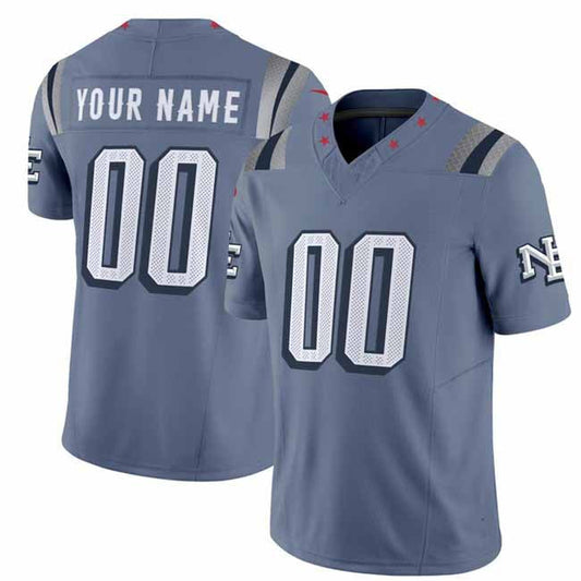 Custom NE.Patriots Active Player 2025 F.U.S.E. “Rivalries” Vapor Limited Football Stitched Jersey - Main View