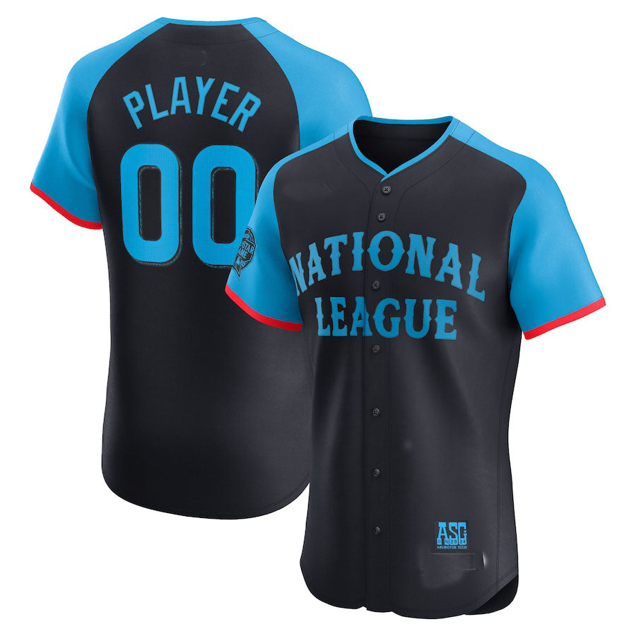 Custom National League 2024 All-Star Game Elite Pick-A-Player Jersey - Navy Baseball Jerseys - Main View